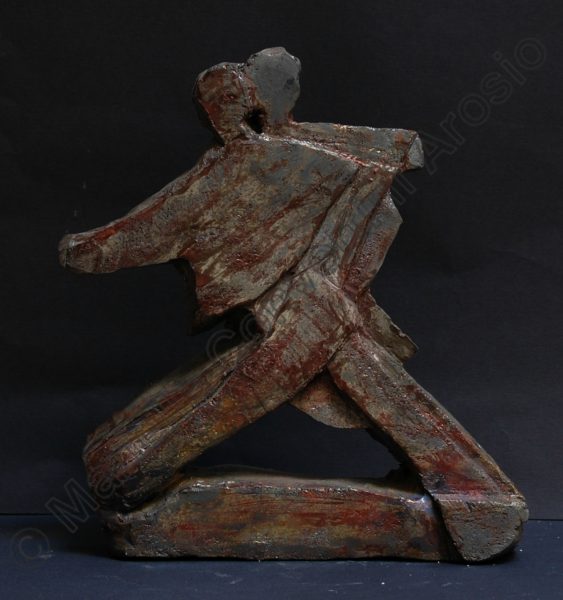 Il Ballo, refrattario decorato Raku