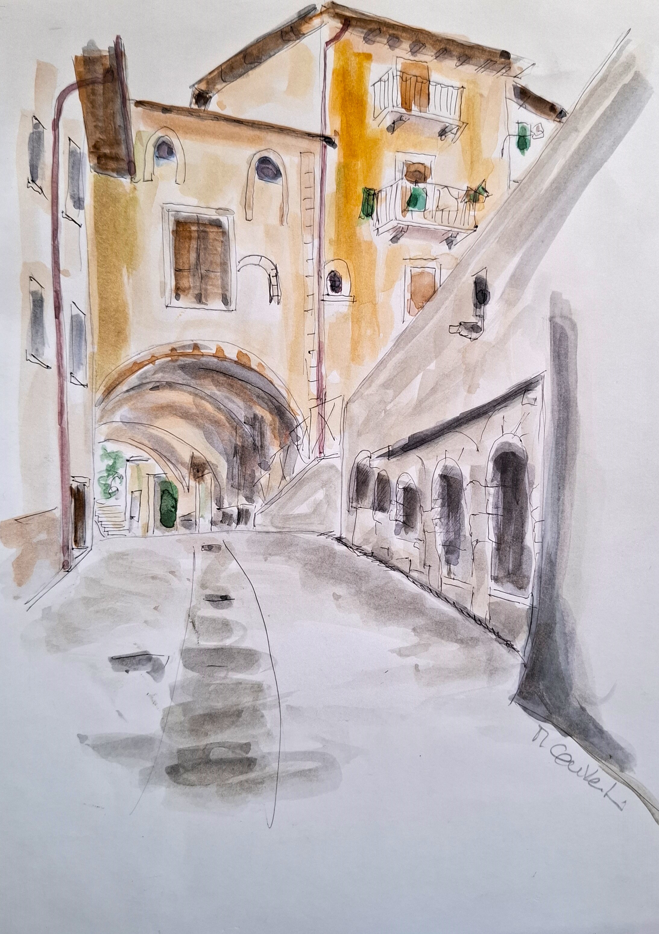 Disegno di Mariella Convertini Arosio