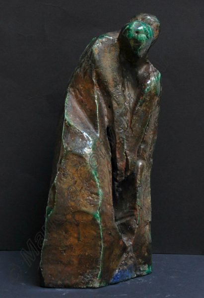 Segreti, refrattario decorato Raku